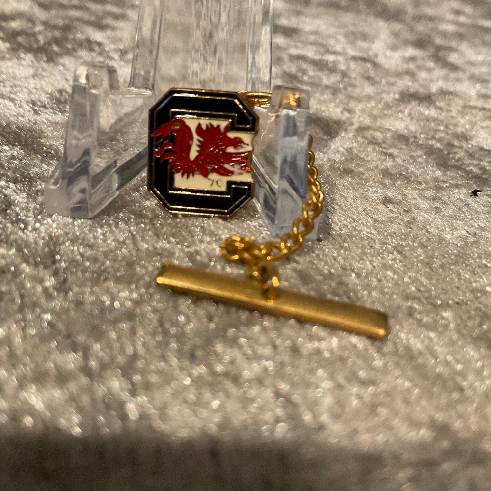 Vintage Men's USC Fighting Gamecock Tie Tack